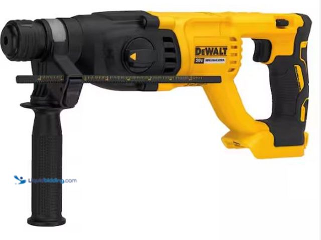 Lot 49-3473036 - DEWALT 20V MAX Cordless Brushless 1 in. SDS Plus D-Handle Concrete and Masonry Rotary Hammer (Tool O...