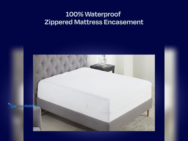 Lot 49-5539688 - California Design Den Zippered Queen Mattress Encasement Waterproof Protects All 6 Sides Queen Size ...