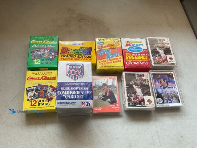 Lot 49-5467733 - Other LOT OF 10 MINI SPORT CARD SETS SOME STILL FACTORY SEALED INCLUDING DONRUSS, FLEER, KMART AND M...