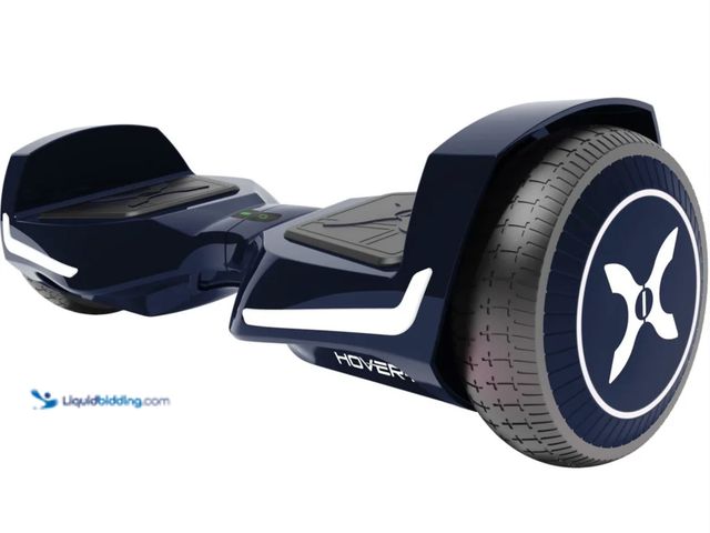 Lot 49-2001425 - Hover-1 Evolution Hoverboard for Teens, Midnight Blue, Model # DSA-EVO-BLUE, Slightly used, Has atta...