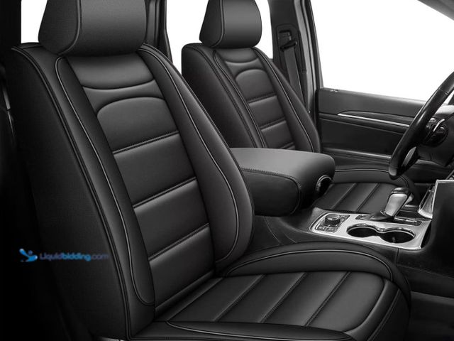 Lot 49-3431536 - RAWAKORW Seat Covers for Jeep Grand Cherokee 2022-2025 2026 Full Set Waterproof Leather Custom Autom...