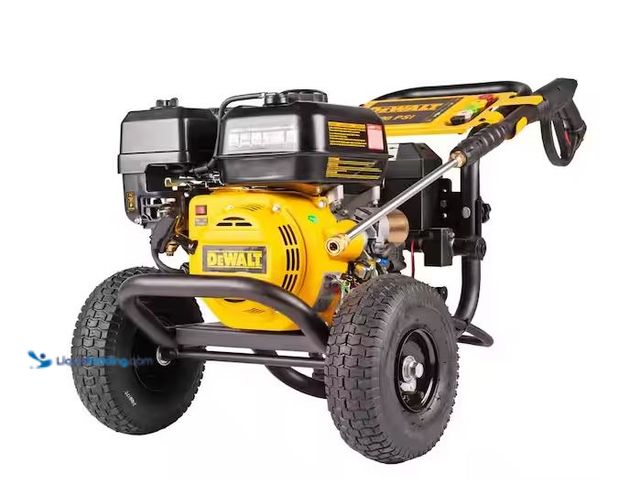 Lot 49-3566861 - 3400 PSI at 2.5 GPM Cold Water Gas Pressure Washer with Electric Start, Used with attachments and co...