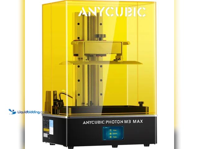 Lot 49-3708053 - Anycubic Photon M3 Max Resin 3d Printer. Features a massive build volume of 298 x 164 x 300 mm. It c...