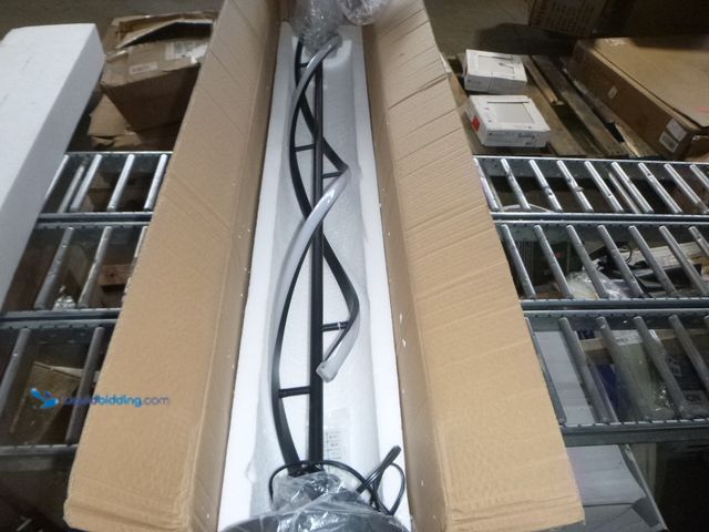 Lot 49-3465226 - PINFM Modern Floor lamp 53 in,35W Night Light Dimming Standing Lamp, Corner Spiral Floor Lamp with R...