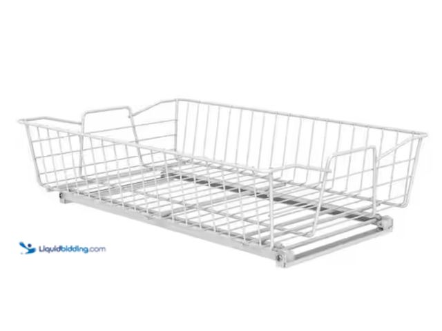 Lot 49-1631133 - ClosetMaid 13.5 in. x 20 in. x 5.25 in. Sliding Cabinet Organizer, Model # 53052, Unused.  Ref#SB071...