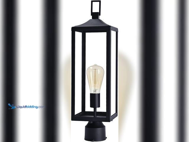 Lot 49-5437591 - Large Lamp Post Light Fixture, 21.3 Inch Post Lamps Outdoor Light for Residential Sidewalk Post Scon...