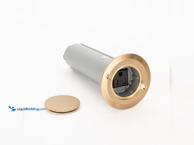 Lot 49-3616507 - Thomas&Betts Single-Gang Drop-In Floor Box without Hole Saw (11.8 Cubic Inches, 2.25 Inch Diameter, ...