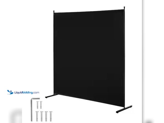 Lot 49-5486365 - SVOPES
Room Divider, 6 ft. Single Panel Privacy Screen, Freestanding Partition Divider for Room, Bl...