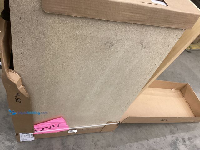 Lot 49-5446884 - Hampton Bay
3 in. W x 36 in. H Cabinet Filler in Satin White. Item is unused with scuffs.