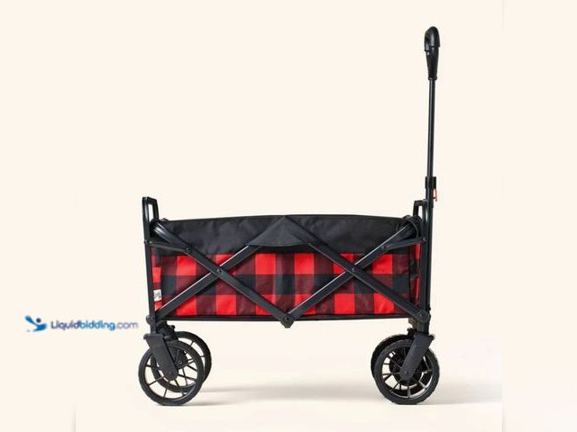 Lot 49-5538841 - Buffalo Check Collapsible Wagon Red/Black - Woolrich x Target Unused