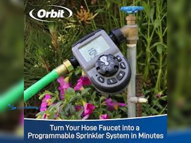 Lot 49-5415503 - Orbit 1-Outlet Programmable Hose Watering Timer Sprinkler Timer. Model # 56619. Slightly used.