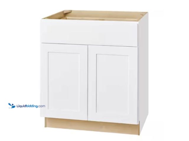 Lot 49-3548400 - Hampton Bay
Avondale 30 in. W x 24 in. D x 34.5 in. H Ready to Assemble Plywood Shaker Base Kitchen...