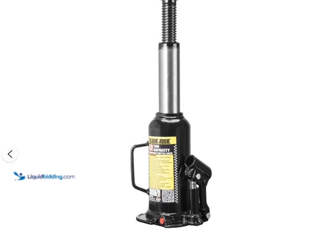 Lot 49-5543671 - Black Jack T91213W Welded Bottle Jack, 12 Ton Black. Unused