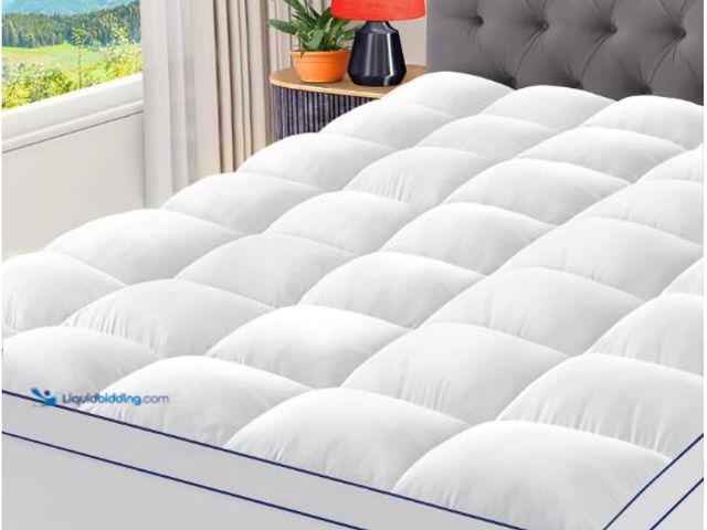 Lot 49-1569736 - CYMULA King Mattress Topper, Cooling Pillow Top Mattress Topper for King Size Bed, Thick Mattress Pa...