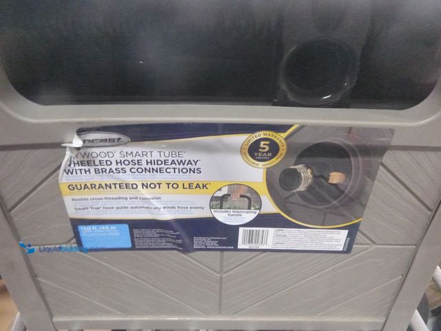 Lot 49-1514930 - Suncast Smart Tube HIDEWAY Hose in Grey Suncast Smart Tube HIDEWAY Hose Model #B0B8JXTQ9M, Unused  R...