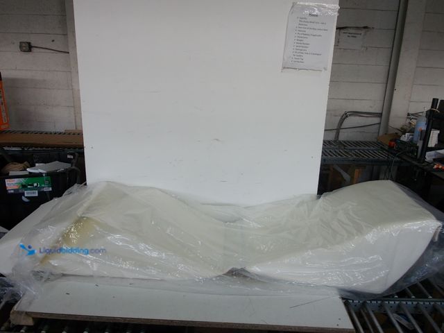 Lot 49-3432651 - White (70") x (20") Folding Sofa Bed Couch With High Density Foam, Slightly used.   Ref#CRS0209