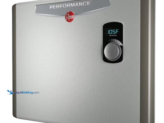 Lot 49-1602583 - Rheem Performance 36 kW 7.03 GPM 240-Volt Self-Modulating Electric Tankless Water Heater, Model # RE...