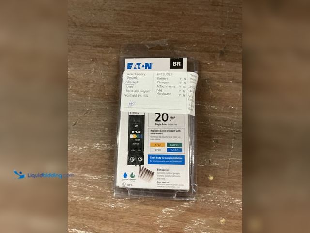 Lot 49-5487015 - Eaton
BR 20 Amp All in One AF/GF Breaker Unused