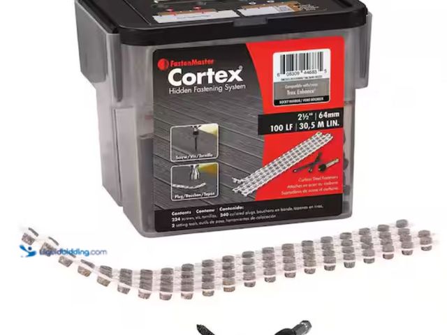 Lot 49-1623750 - Lot of (2) boxes of Fasten Master Collated Cortex Hidden Fastening System for Trex Enhance - 2-1/2 i...