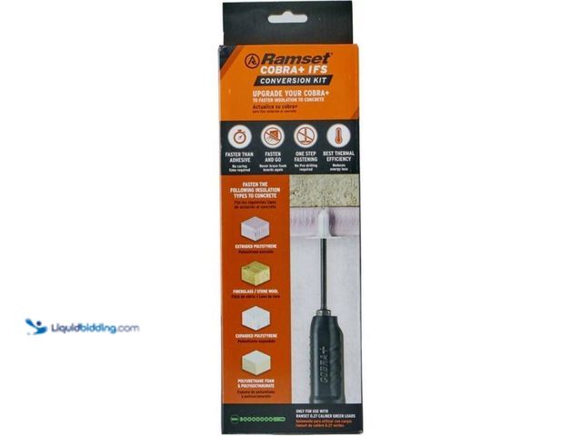 Lot 49-2024455 - Ramset Cobra+ IFS Insulation Fastening System Conversion Kit (1-Pack). Model # 16900. MSRP $110. Unu...