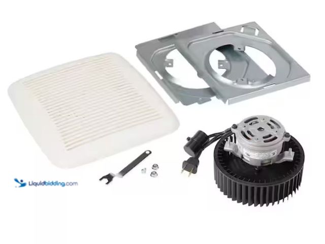 Lot 49-2006673 - Broan-NuTone QuicKit 60 CFM 3.0 Sones Bathroom Replacement Motor and Grille/Cover, Model # BKR60, Un...