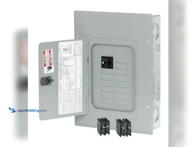 Lot 49-1549353 - Eaton BR 100 Amp 24-Circuit Main Breaker Outdoor Plug on Neutral Load Center Contractor Breaker Kit ...