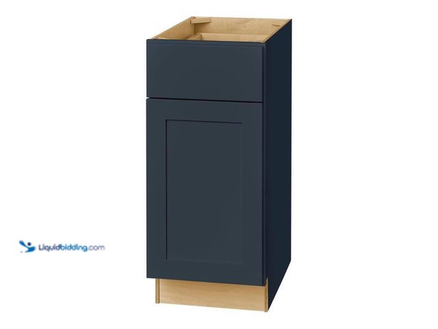 Lot 49-5512687 - Hampton Bay Avondale 15 in. W x 24 in. D x 34.5 in. H Ready to Assemble Plywood Shaker Base Kitchen ...