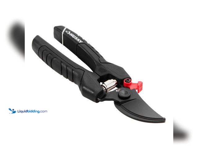Lot 49-5414838 - QTY 2 - husky 8 in. Bypass Garden Pruner Shears. Model # Husky-11. Unused
