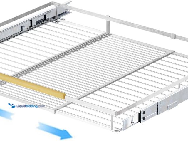 Lot 49-5416024 - Expandable Pull Out Sliding Drawers for Cabinets, Heavy Duty Slide Out Cabinet Organizer Basket, Pul...