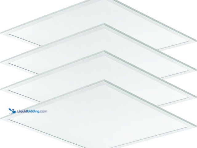 Lot 49-5542881 - Lithonia Lighting CPX LED Flat Panel Light, 2Ftx2Ft LED Light Panel, Ceiling Lighting Fixture, 2500/...