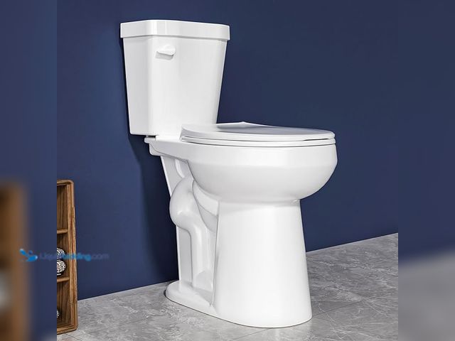 Lot 49-5438556 - Extra Tall Toilet 21 Inch for Seniors - Compact Comfort High Toilet, Bowl Height 20 Inch Seat Height...