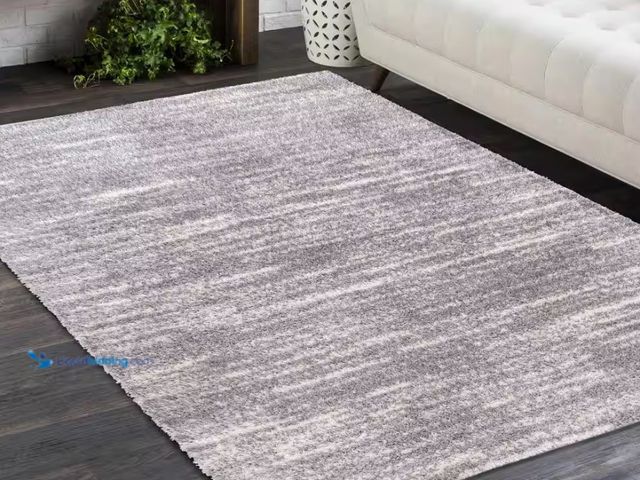 Lot 49-1628061 - 7'x9'Ft Area Rug(Grey), Slightly used  Ref#SB0715