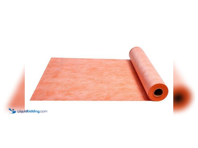 Lot 49-5543782 - VEVOR
Waterproof Membrane 39.36 in. W x 33 ft. Tile Membrane, 20 Mil Thickness Polyethylene Fabric ...