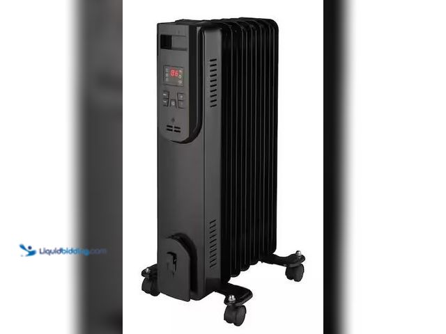 Lot 49-5490070 - Konwin
1500-Watt Black Indoor Electric Oil-Filled Radiator Convection Radiant Space Heater with Rem...