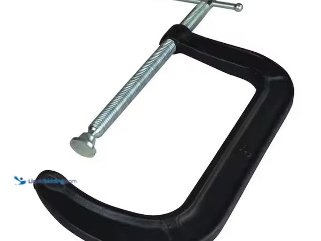 Lot 49-1578171 - Lot of (3) BESSEY CM Series 8 in. Drop Forged C-Clamp with 4 in. Throat Depth, Model # CM80, Unused,...