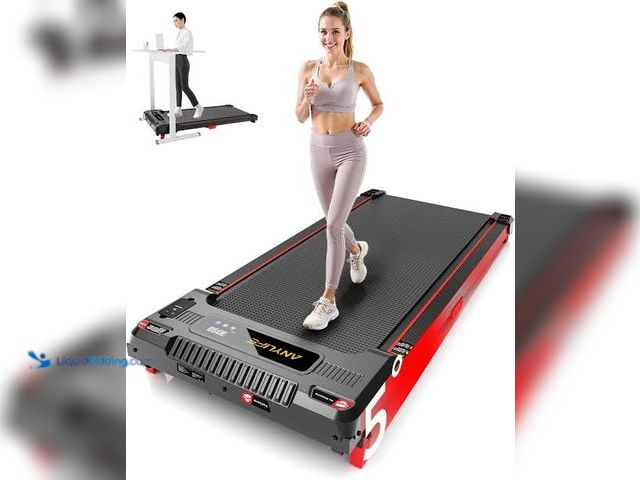 Lot 49-5542946 - Walking Pad Treadmill, Anylife Incline Walking Pads under Desk 330Lb Capacity, 2 Used