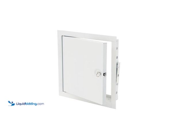 Lot 49-5412653 - Elmdor 8 in. x 8 in. Metal Wall or Ceiling Access Panel, Model#FRC8X8PC-DUL, Unused.