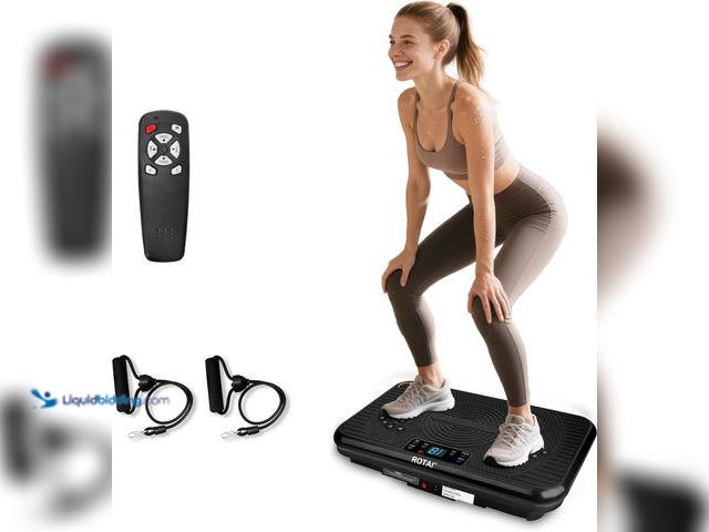 Lot 49-5453250 - Shake Plate Vibration Exercise Machine for Lymphatic Drainage Massager & Weight Loss, 400 lbs Capaci...
