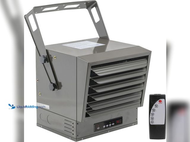 Lot 49-3540105 - Comfort Zone 10,000W Hard-Wired Garage Heater – Industrial & Commercial Ceiling Mount, 240V Fan-Forc...