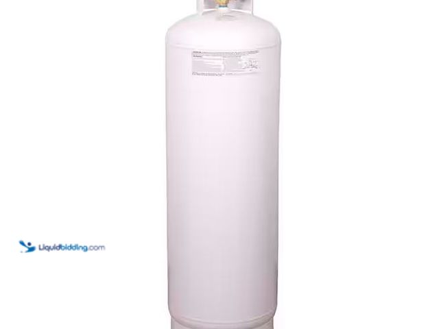 Lot 49-1576755 - Worthington Pro Grade 100 lb. Empty Steel Cylinder Propane Tank with Multi-Valve Model # 327701, Sli...