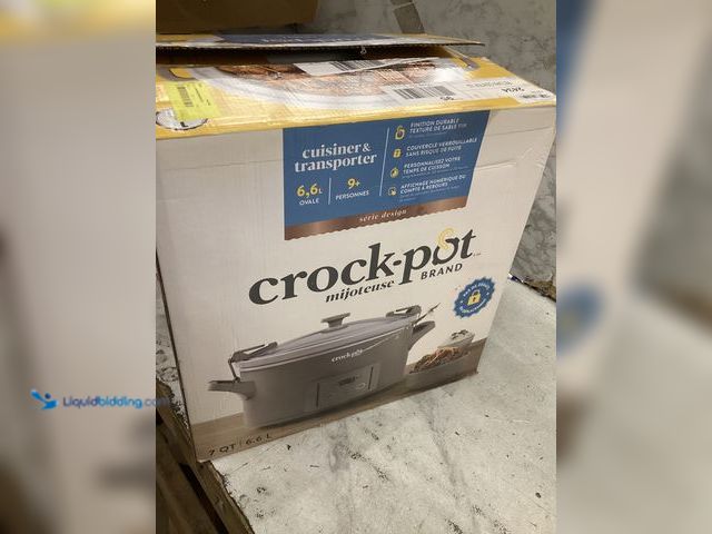 Lot 49-5545785 - Mijoteuse Brand Crock Pot (gray) Used