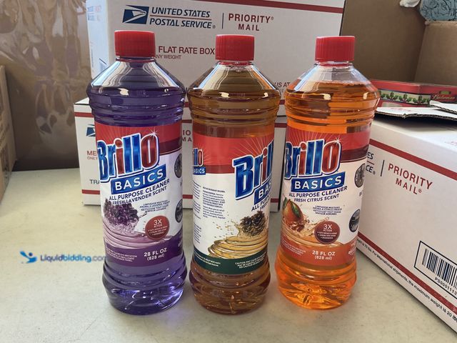 Lot 49-5515072 - Other LOT OF 3 BRILLO BASICS ALL PURPOSE CLEANER INCLUDING LAVENDER, PINE, AND CITRUS NEW OLD STOCK