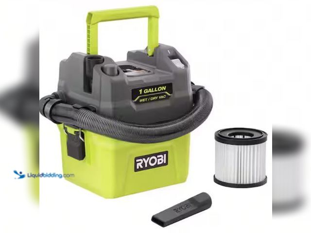 Lot 49-2005892 - RYOBI ONE+ 18V Cordless 1 Gal. Wet/Dry Vacuum (Tool Only), Model # PCL733B, Unused, No battery, No c...