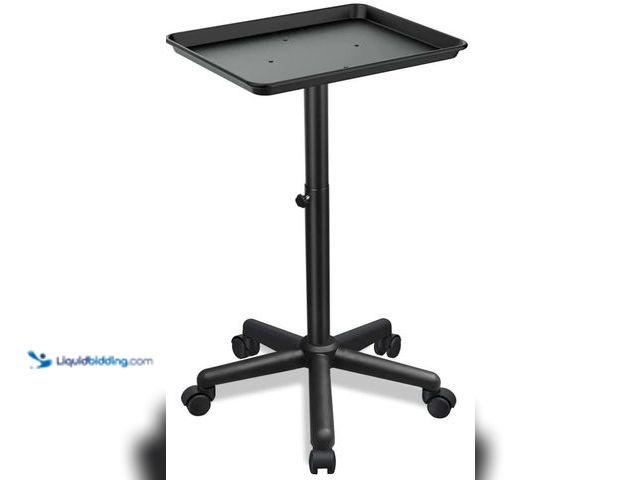 Lot 49-5436691 - Salon Tray on Wheels, Salon Rolling Tray with Adjustable Height, Hair Stylist Tray, Suitable for Tat...