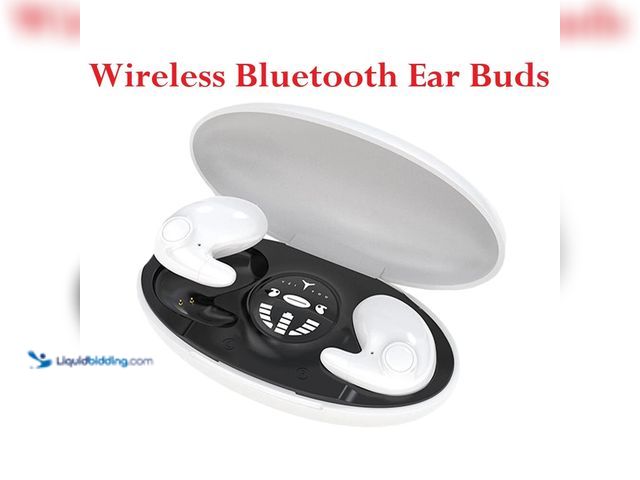 Lot 49-1616281 - Bluetooth 5.3 Wireless In-Ear Ear Buds with Charging Case White - NEW - Super slim, only 10.6mm, and...
