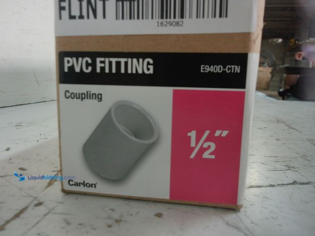 Lot 49-1629083 - Lot of APPROX (185) Carlon 1/2 in. Electrical PVC Standard Coupling, Model # E940D-80-HD, Unused.  R...