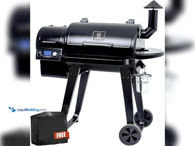 Lot 49-1548459 - Z GRILLS ZPG-450A Wood Pellet Grill & Smoker with PID V2.1 Controller, 459 Sq in Cook Area, Meat Pro...