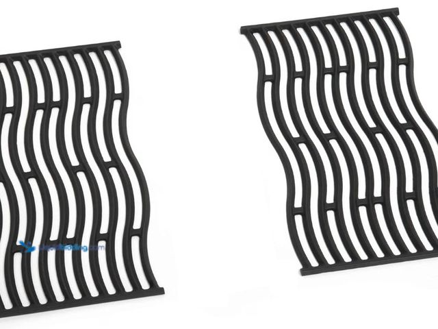 Lot 49-5574104 - Napoleon S87004 Replacement Porcelainized Nonstick Cast Iron Waved Cooking Grids for Triumph 410 Gas...