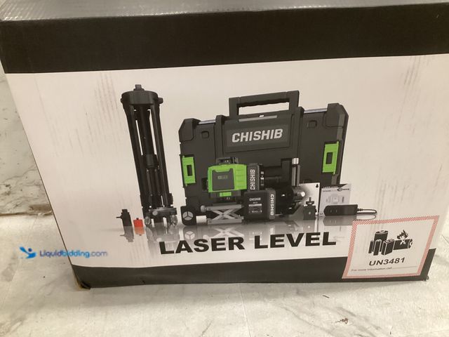 Lot 49-5551586 - CHISHIB Laser Level Kit, Unused with attachments, works