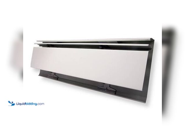 Lot 49-5581920 - Slant/Fin Fine/Line 30 4 ft. Hot Water Baseboard Heating Enclosure Only in Nu-White Model # 101-403-...
